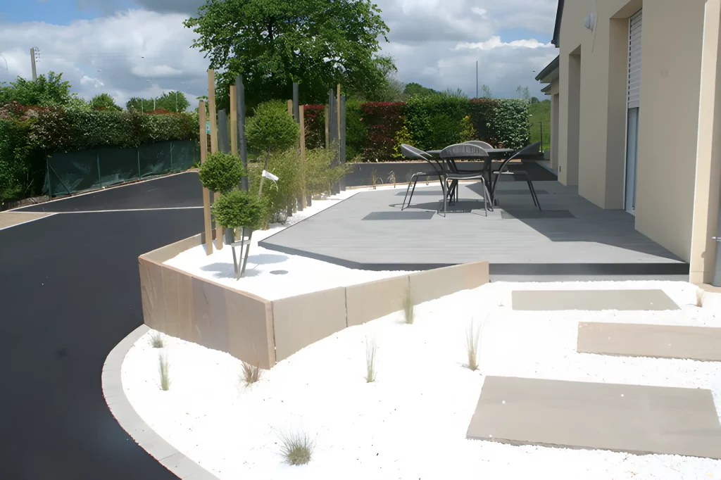jardin contemporain - Merlevenez Morbihan